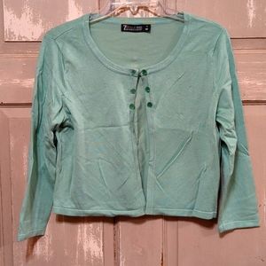 Women's 7th Avenue New York & Company Crop Sweater Mint